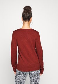 VILA Stickad tröja - red