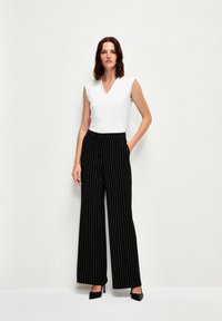 adL WIDE  - Pantaloni - striped black