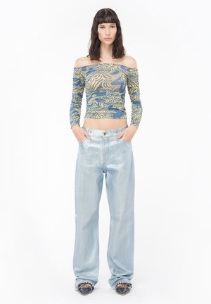 ROXANNE 5 POCKETS - Straight leg jeans - light captain blue