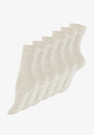 Cotton Prime, 6 PAAR OHNE GUMMIBUND - Socks - beige