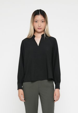 JDYCELESTE LOOSE V NECK - Blouse - black