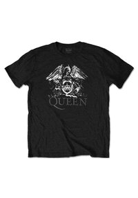 Paradiso Clothing QUEEN CLASSIC CREST DIAMANTE - Print T-shirt - black