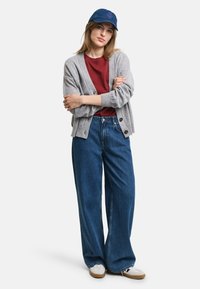 GANT SUPERFINE  - Strickjacke - grey melange