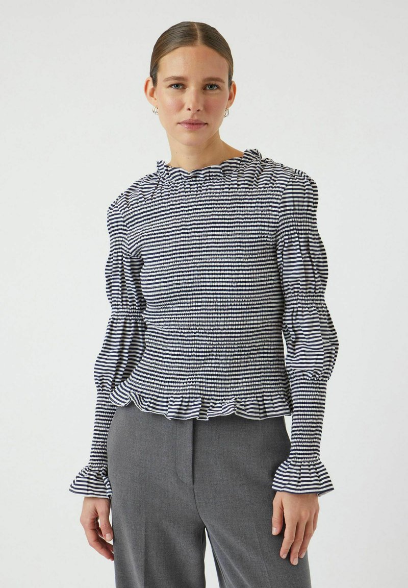 YAS YASCHEMMA SMOCK - Blūze - star white