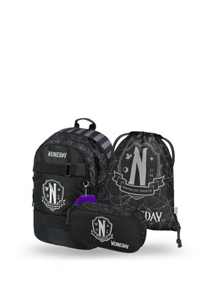 SKATE WEDNESDAY -SET 3TLG - Pencil case - schwarz
