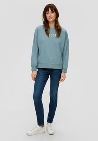 s.Oliver Sweater - helles petrol