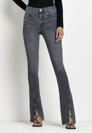 Bootcut jeans - grey denim