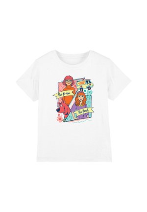 Cotton Soul, SCOOB! BRAIN AND HEART - Print T-shirt - white