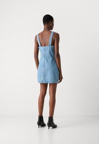 Calvin Klein Jeans SCOOP NECK DRESS - Haljina od trapera - evening blue