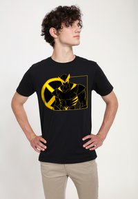 Marvel X-MEN LINEART WOLVERINE - Camiseta estampada - black