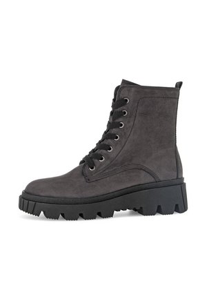 COMBAT - Enkellaarsjes met plateauzool - grau