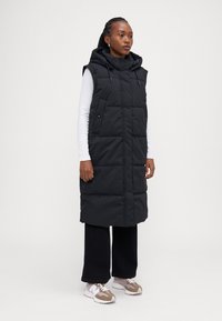 Vero Moda Petite VMMARGARET LONG COAT - Ziemas mētelis - black