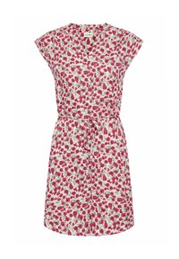 Ichi Raspberry Ichi Lange Jurk ICHI IHAYA Jurk Multi Flower/rood