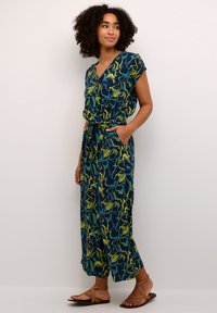 Kaffe REGULAR FIT - Mono - dress blues   green big flower