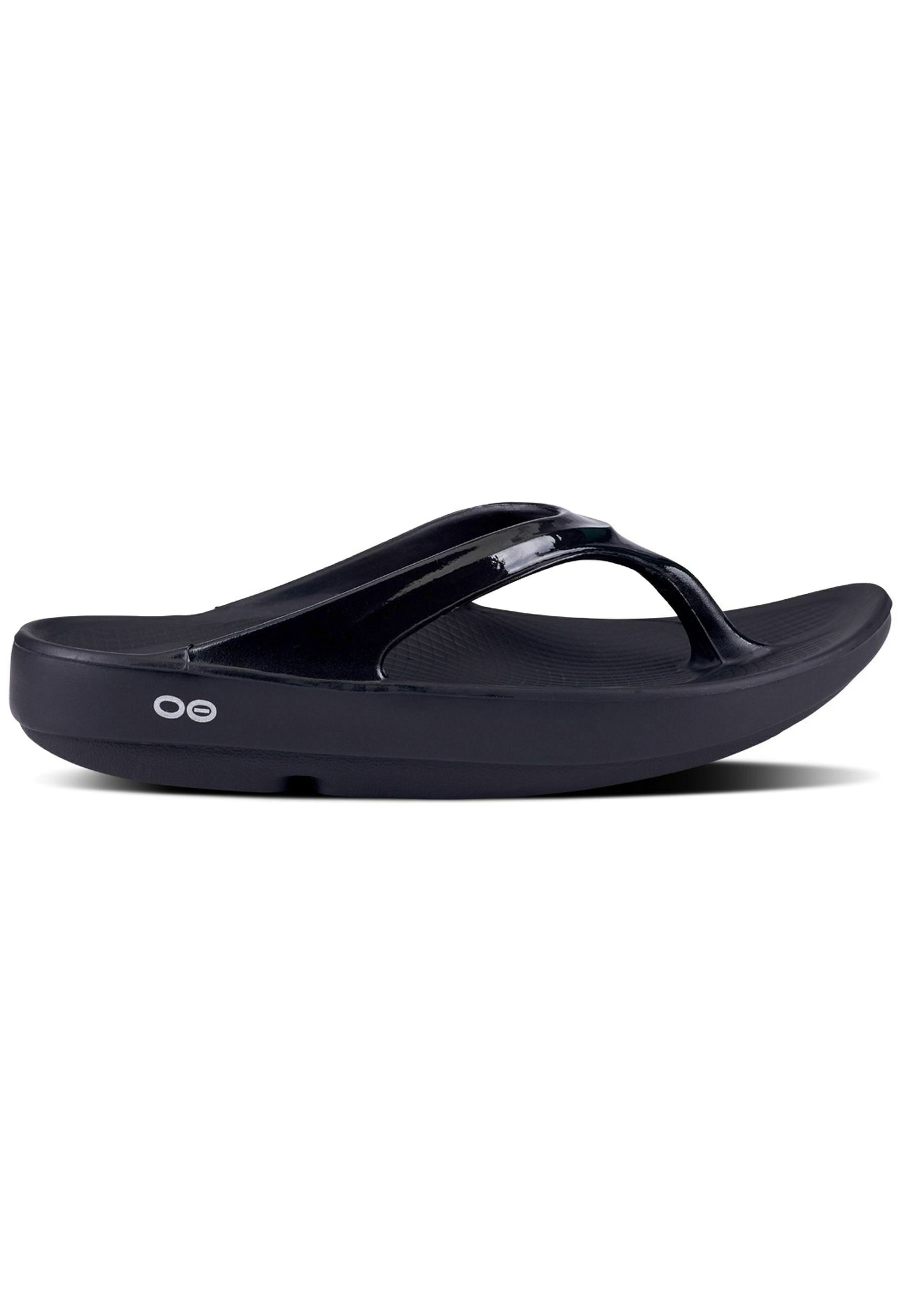 Oofos OOLALA REOVERY - Bade-Zehentrenner - black/schwarz - Zalando.de