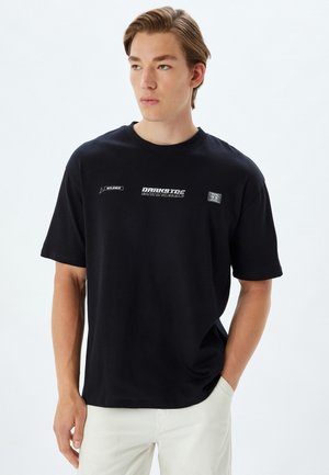 Print T-shirt - black