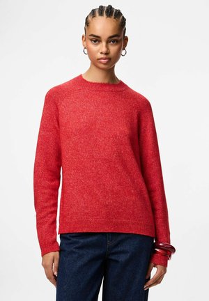PCJULIANA O-NECK NOOS - Jersey de punto - goji berry