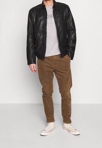 Strellson Lederjacke - black
