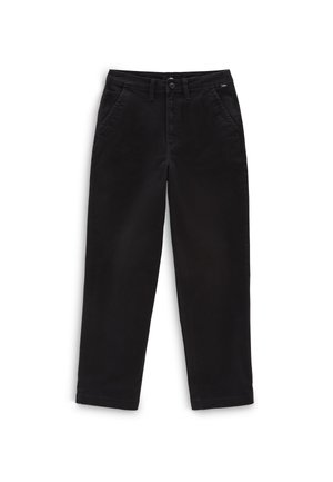 RELAXED AUTHENTIC WOMENS CHINO - Pantalones chinos - black