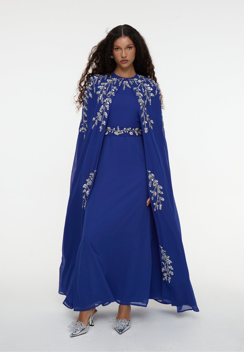 sachin and babi light blue dress Zara boho eyelet openwork main image 0