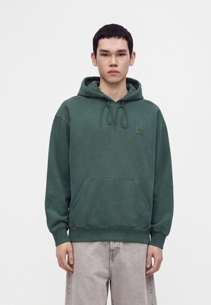 Carhartt WIP, HOODED VISTA - Суитшърт с качулка - dark scarab