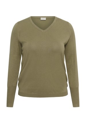 Kaffe Curve, KCLIZZY LS PULLOVER - Pullover - aloe