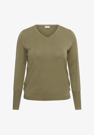 Kaffe Curve, KCLIZZY LS PULLOVER - Pullover - aloe