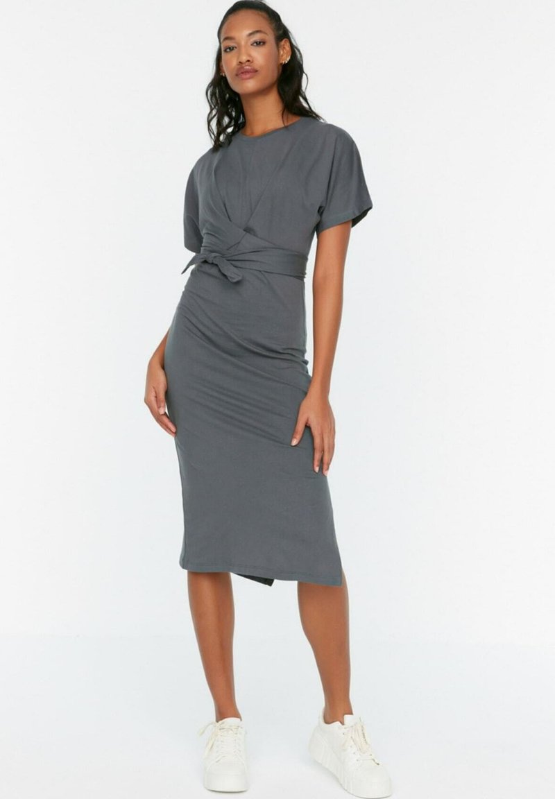 Damen Freizeitkleider | Trendyol Etuikleid grey/grau - SF64303 Damen Freizeitkleider | Trendyol Etuikleid grey/grau - SF64303