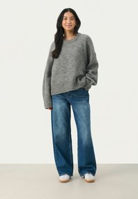 Part Two LULYA - Trui - medium grey melange
