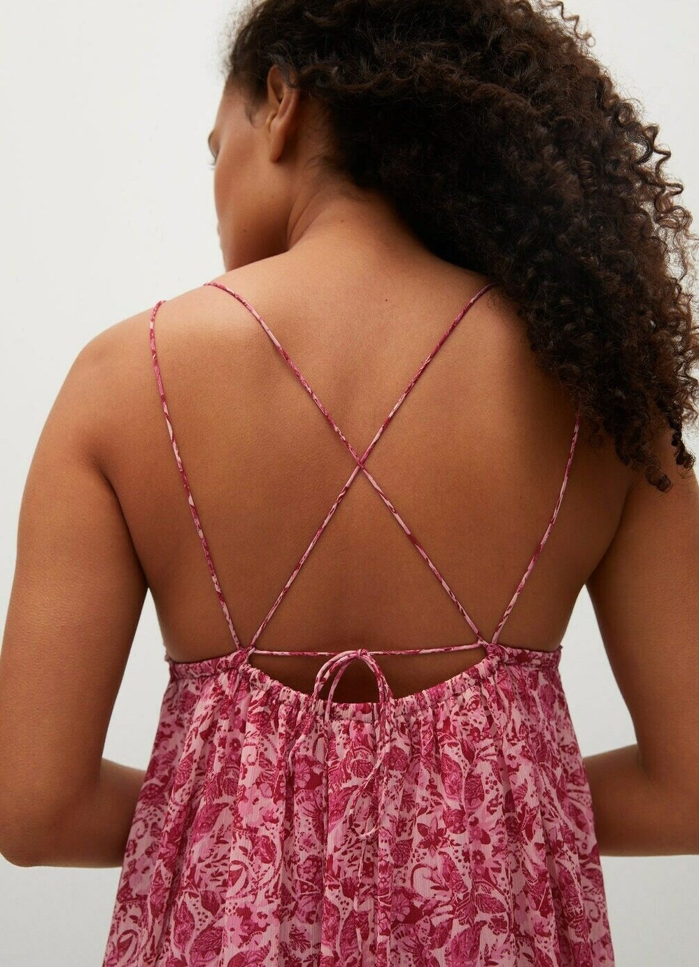 robe fine bretelle mango