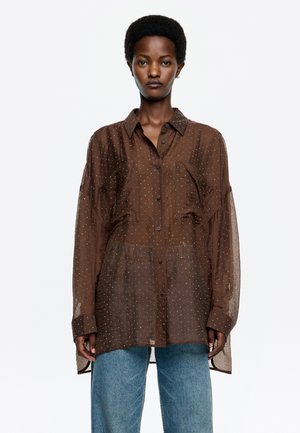 Blusa - marron oscuro