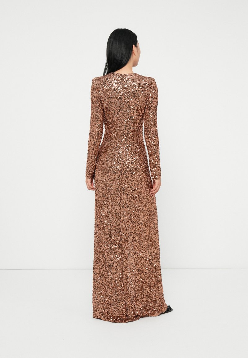 Elisabetta Franchi WOMENS DRESS - Cocktail dress / Party dress - brown  sugar/light brown - Zalando.ie