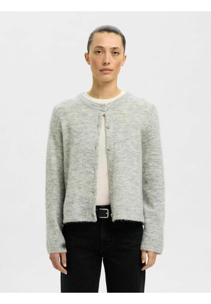 SLFLULU NEW - Kardigan - light grey melange