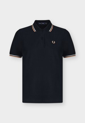 Fred Perry, THE TWIN TIPPED - Poloshirt - navy / snow white / peach