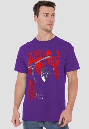 Warner Brothers, FRIDAY THE 13TH/JASON LIVES - Print T-shirt - purple