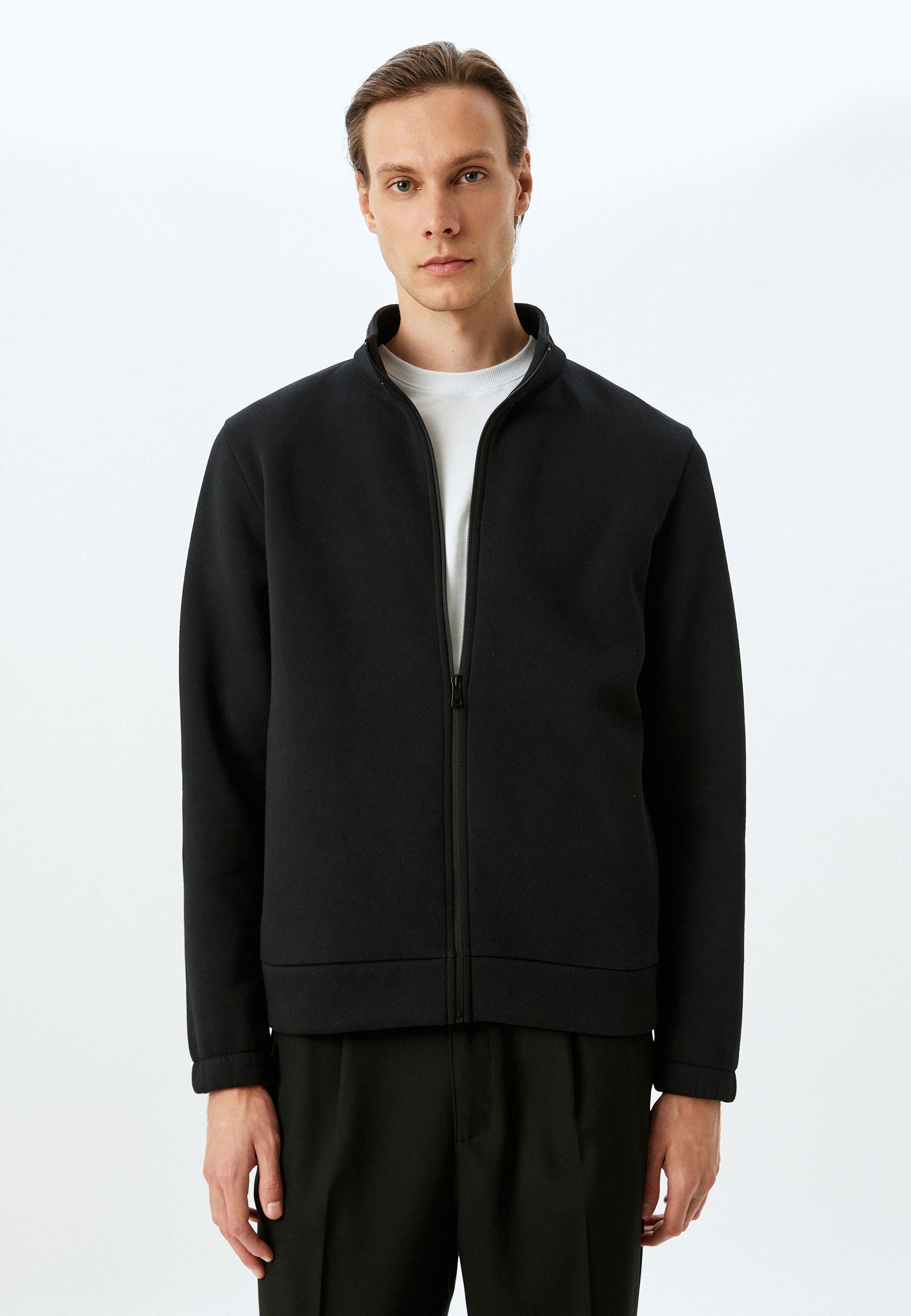 Koton HALF ZIPPERED - Felpa - brown/marrone