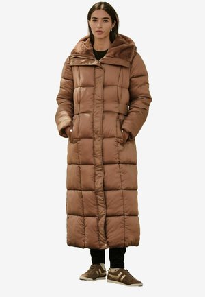 REGULAR FIT - SHOWER RESISTANT PADDED LONGLINE - Wintermantel - toffee