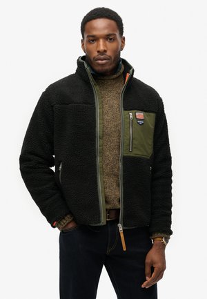 Superdry Fleecejas - black