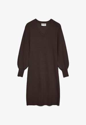 Vero Moda, Knitted AWALEXANDRA Midi - Vestido de punto - chocolate torte