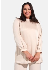 Modanisa PLUS SIZE ALIA - Túnica - beige
