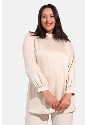 PLUS SIZE ALIA - Túnica - beige