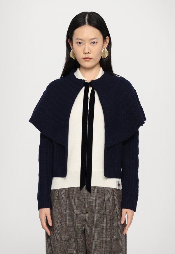 CALEB CABLE KNIT TIE FRONT - Cardigan
