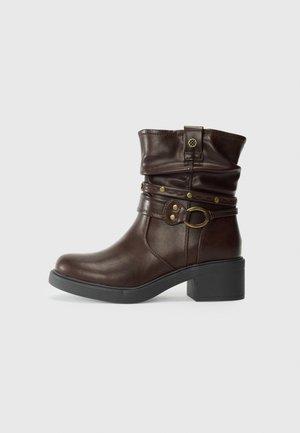 Bottines compensées - dark brown