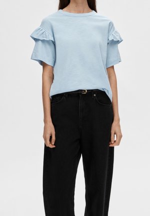 T-shirts print - light blue