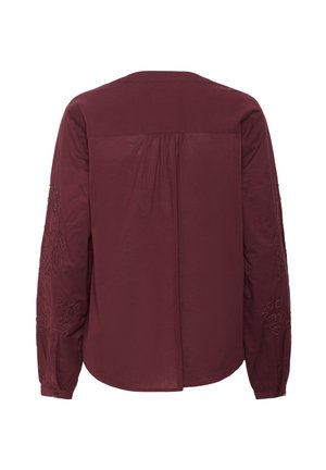 Cream, CRVIA EMBROIDERY - Blúzka - zinfandel