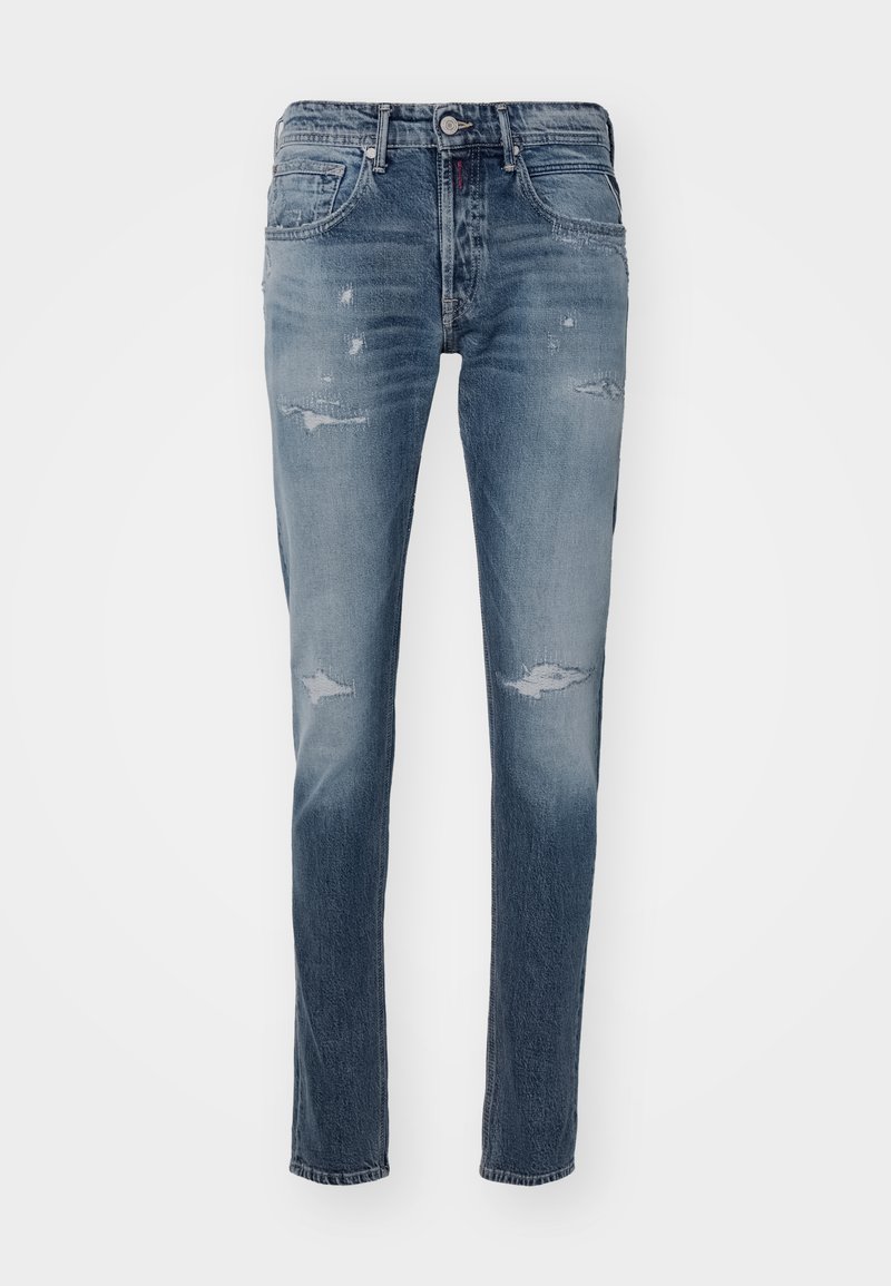 Replay Jeans Tapered Fit blauw denim/bluedenim Replay Jeans Tapered Fit blauw denim/bluedenim