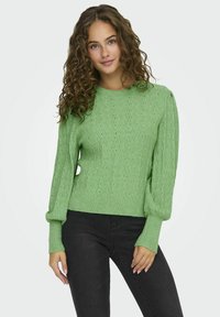 ONLY ONLKATIA STRUC PUFF ONECK - Trui - island green