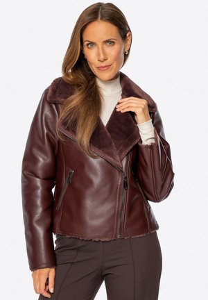 BIKER - Blazer - dark red