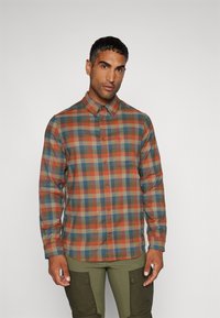 Fjällräven LAPPLAND STRETCH FLANNEL SHIRT M - Πουκάμισο - laurel green/autumn leaf