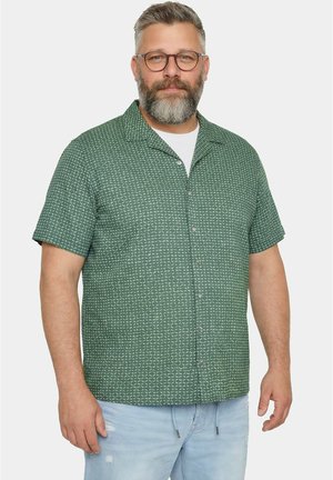 Men Plus, SHIRT, SHORT SLEEVE, ALL-OVER PRINT, CUBA COLLAR, CUBA FIT, UP TO 8 XL - Hemd - mint green